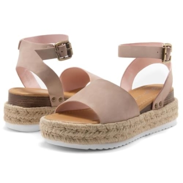 Shoe Land Legossa Women’s Comfortable Platform Sandals