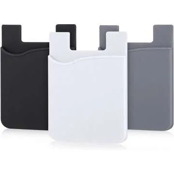 3 Pack Stick on Wallet - Versatile & Convenient