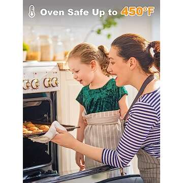 SMARTAKE 200 Pcs Unbleached Parchment Paper Baking Sheets, 17x26 Inches, Non-Stick, Precut for Baking, Grilling, Air Fryer, Steaming, Bread, Cup Cake, Cookie