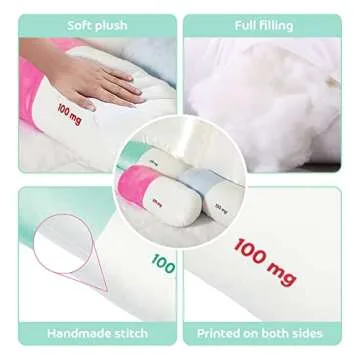 Erullahome Pill Pillow - Fun Gift for Healthcare Workers