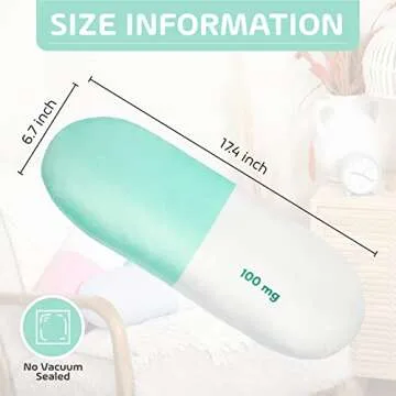 Erullahome Pill Pillow - Fun Gift for Healthcare Workers