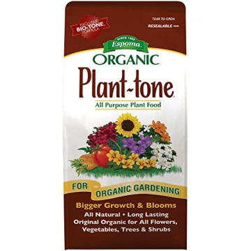 Espoma Organic Plant-Tone Fertilizer - 4 lb for Vibrant Flowers & Vegetables