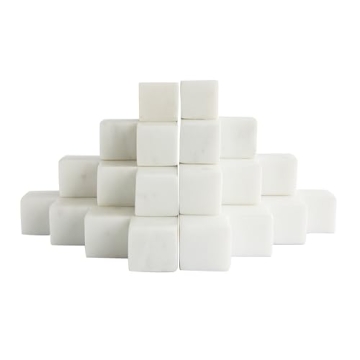 Bloomingville Decorative White Marble Bookends, Set of 2