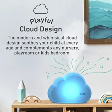 PureBaby Cloud Humidifier - Mist & Night Light for Babies
