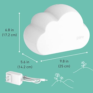 PureBaby Cloud Humidifier - Mist & Night Light for Babies