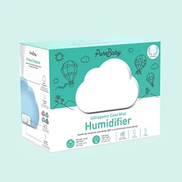 PureBaby Cloud Humidifier - Mist & Night Light for Babies
