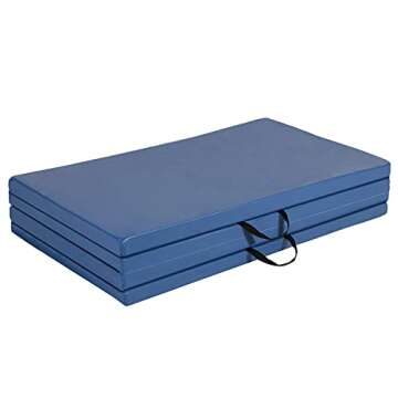 Polar Aurora 4'x8'x2 Multipe Colors Thick Folding Gymnastics Gym Exercise Aerobics Mats Stretching F...