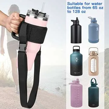 Xxerciz Universal Water Bottle Carrier for Hands-Free Hydration