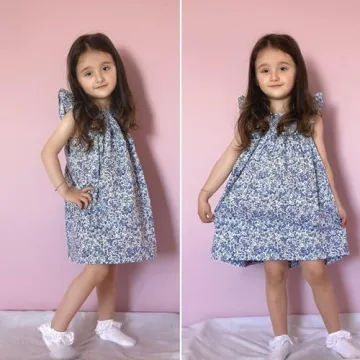 Adorable Floral Print Sundress for Baby Girls