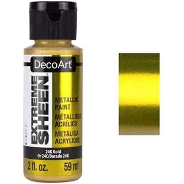 DecoArt 24K Gold Extreme Sheen Paint - Vibrant Gold Finish