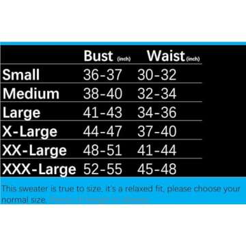 Men's Ugly Christmas Sweater Rudolph Reindeer Holiday Festive Knitted Cardigan Cute Pullover Jumper (XX Large, Santa&Cane Stripe)