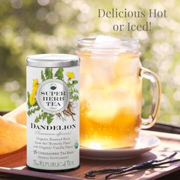 Buy Organic Dandelion SuperHerb Tea - Caffeine-Free Herbal Delight