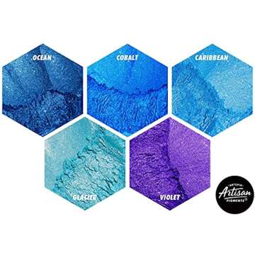 Mica Powder Ultimate 25 Color Set [Huge 250g/8.82oz] Perfect for Epoxy Resin Color Pigment, 25 Essen...