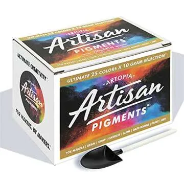 Mica Powder Ultimate 25 Color Set [Huge 250g/8.82oz] Perfect for Epoxy Resin Color Pigment, 25 Essential Pigment Powder Colors, Soap Making, Bath Bomb Colorant, Slime Supplies, BIG 0g/.353oz Portions