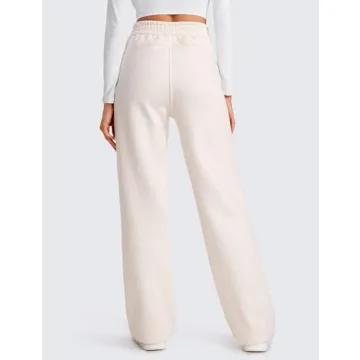 CRZ YOGA Fleece Lined Women Sweatpants for Cozy Comfort