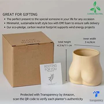 Ceramic Plant Pot with Drainage for Stylish Decor