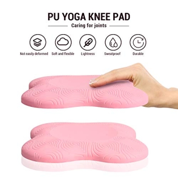 TOBWOLF Yoga Knee Pads for Joint Protection and Comfort