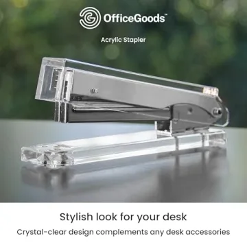 OfficeGoods Acrylic Stapler - Stylish and Functional