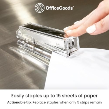 OfficeGoods Acrylic Stapler - Stylish and Functional