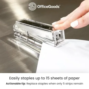 OfficeGoods Acrylic Stapler - Stylish and Functional