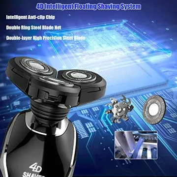 BestMal 5 in 1 Electric Shaver Razor for Men