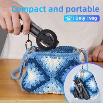 MQOUNY MagSafe Tripod Stand: Portable Selfie Stick Tripod