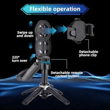 MQOUNY MagSafe Tripod Stand: Portable Selfie Stick Tripod