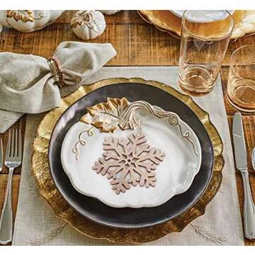 24Pcs Wooden Snowflake Ornaments for Christmas Decor