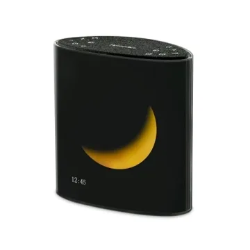 Homedics Moon Dream Sound Machine: 18 Soothing Sounds & Bluetooth Alarm Clock