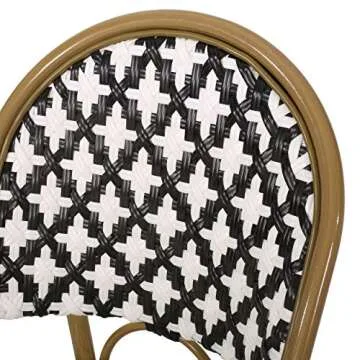 Anastasia Outdoor Bistro Chairs Set of 2 - Stylish Comfort