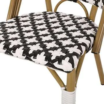 Anastasia Outdoor Bistro Chairs Set of 2 - Stylish Comfort