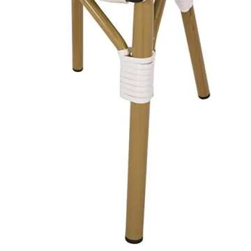 Anastasia Outdoor Bistro Chairs Set of 2 - Stylish Comfort
