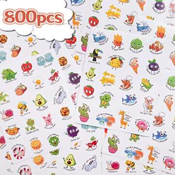 800pcs Motivational Teacher Stickers for Kids Rewarding