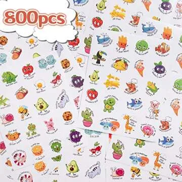 800pcs Motivational Teacher Stickers for Kids Rewarding