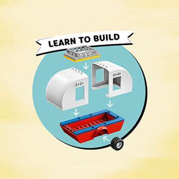 LEGO Disney Mickey Mouse and Minnie Mouse's Camping Trip 10777 Building Toy with Camper Van, Car & Pluto Figure, for Kids 4 Plus Years Old