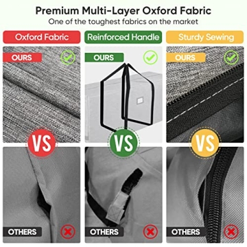 BALEINE 7.5 ft Christmas Tree Storage Bag Durable Design