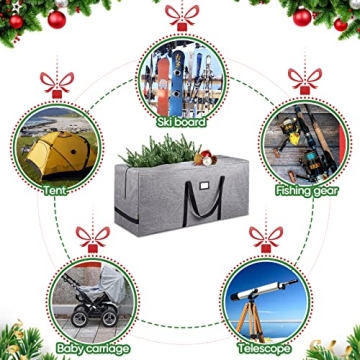 BALEINE 7.5 ft Christmas Tree Storage Bag Durable Design
