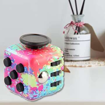 Fidget Cube Pack for Stress Relief and Focus - Colorful