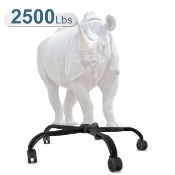 Frassie 25 Inch Heavy Duty Office Chair Replacement Base with 5 Casters