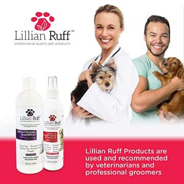 Lillian Ruff Dog Whitening Shampoo & Conditioner Set 2-in-1