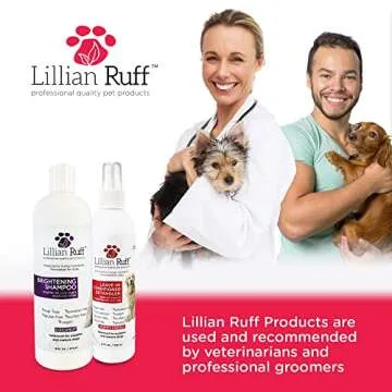 Lillian Ruff Dog Whitening Shampoo & Conditioner Set 2-in-1