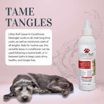 Lillian Ruff Dog Whitening Shampoo & Conditioner Set 2-in-1