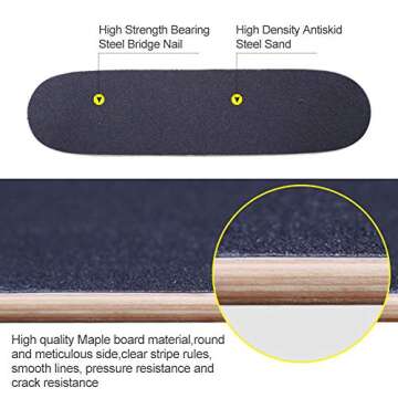 9 Layer Canadian Maple Skateboard for All Skill Levels
