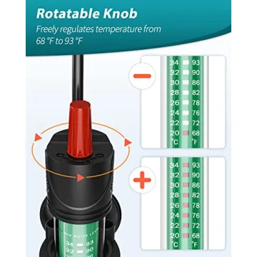 Adjustable Uniclife Aquarium Heater for Fish Tanks 25W 50W 100W 200W