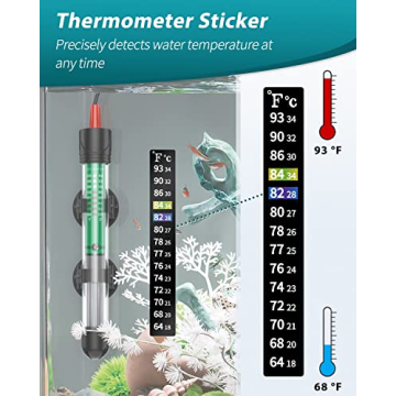 Adjustable Uniclife Aquarium Heater for Fish Tanks 25W 50W 100W 200W