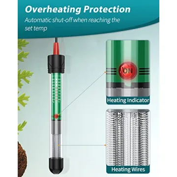 Adjustable Uniclife Aquarium Heater for Fish Tanks 25W 50W 100W 200W