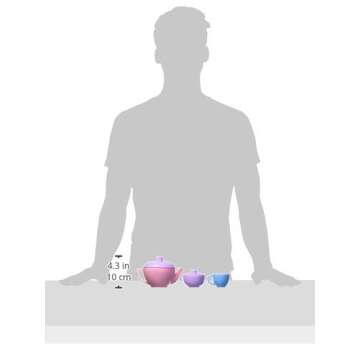 Green Toys Tea Set - Eco-Friendly 17 Piece Pretend Play Set