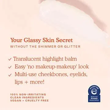 Tower 28 Beauty SuperDew Shimmer-Free Highlight Balm - for Sensitive Skin, Non-Irritating, Cruelty Free, Vegan Makeup - Dewy Cream Highlighter - Color: NO SHADE