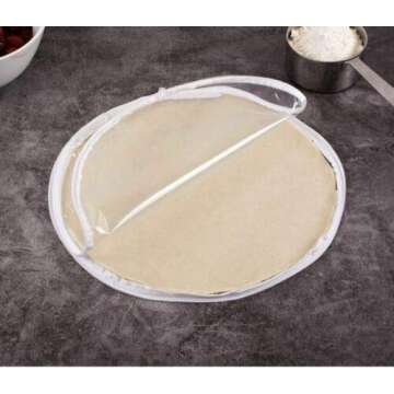 Pie Crust Maker Bags (1) 11" and (1) 14"with Zippered Pockets