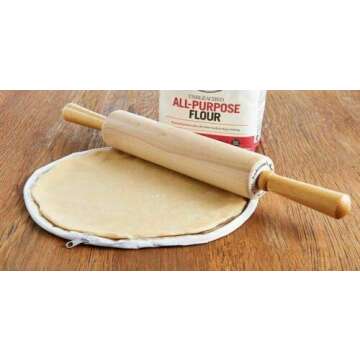 Pie Crust Maker Bags (1) 11" and (1) 14"with Zippered Pockets